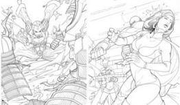 人漫画手绘,手绘描绘的生动故事